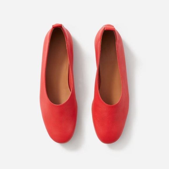 Everlane Day Glove Flats Red 5.5 - Picture 3 of 4